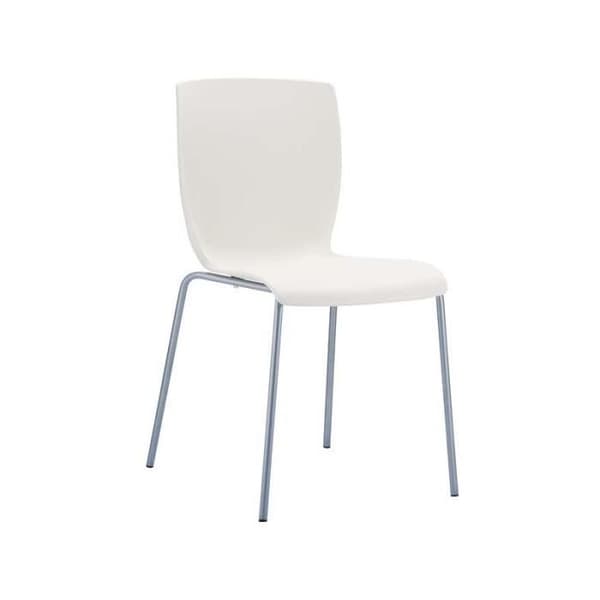 CLP Stapelbar MIO trädgårdsstol i aluminium, motståndskraft mot vatten och ultravioletta strålar, terrassstol, PU-sits, 5 färger...