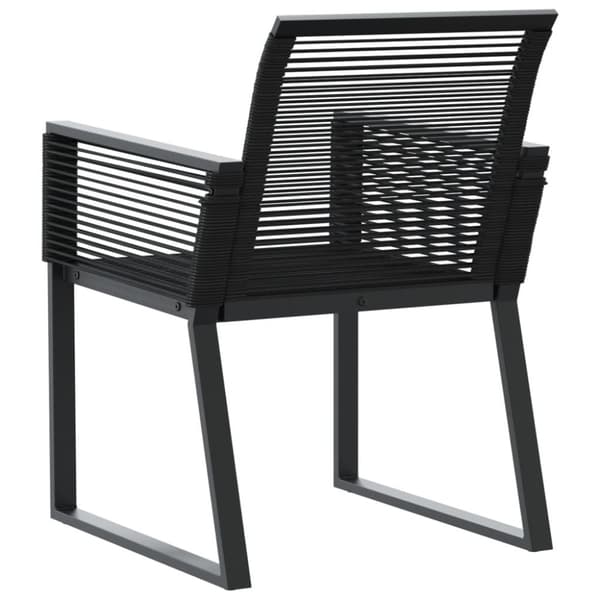 vidaXL havestole 4 stk. polyrattan sort