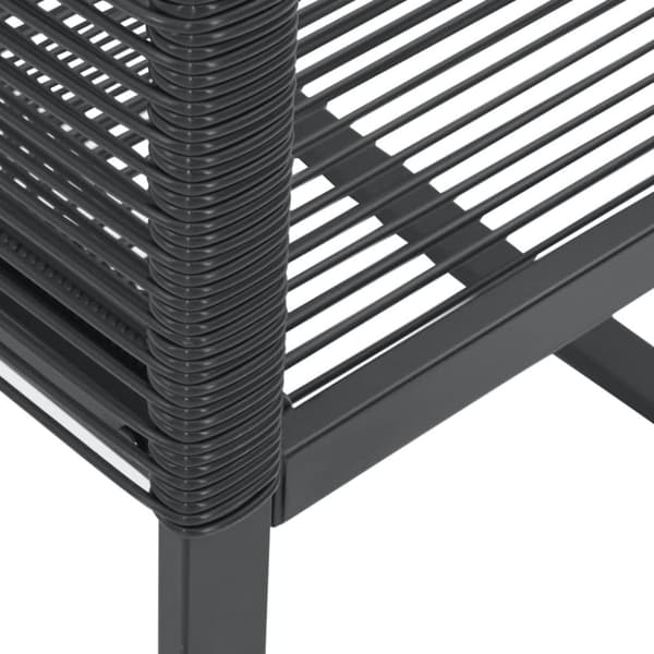 vidaXL havestole 4 stk. polyrattan sort