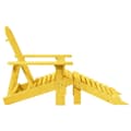 Miniatyrbillede 7 af 11: vidaXL Adirondack-havestol med fodstøtte massivt grantræ gul