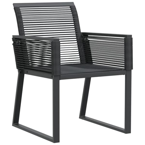 vidaXL havestole 2 stk. polyrattan sort