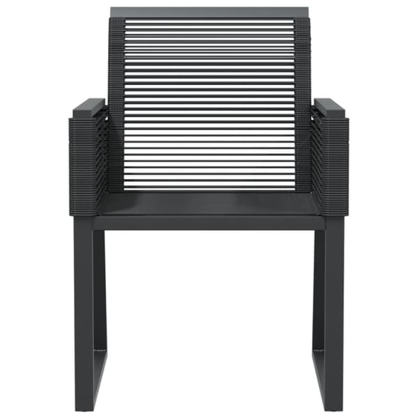 vidaXL havestole 2 stk. polyrattan sort