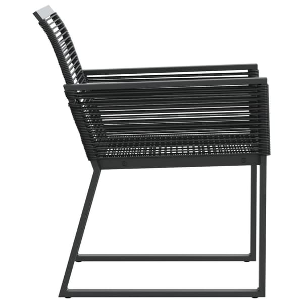 vidaXL havestole 2 stk. polyrattan sort