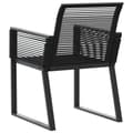 Miniatyrbillede 8 af 10: vidaXL havestole 2 stk. polyrattan sort