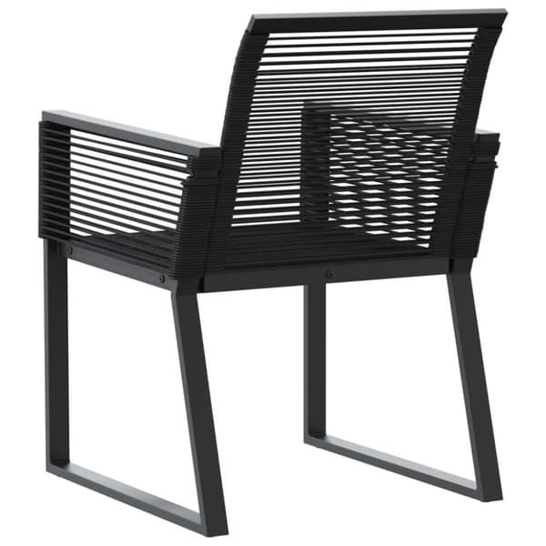 vidaXL havestole 2 stk. polyrattan sort