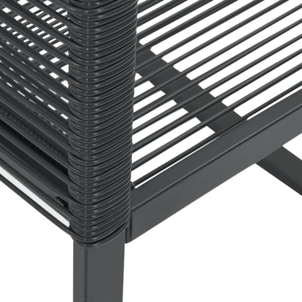vidaXL havestole 2 stk. polyrattan sort