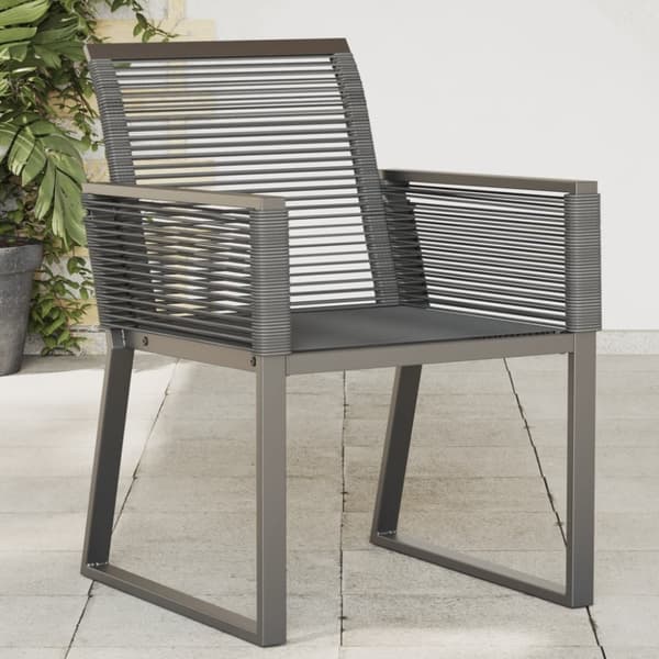 vidaXL havestole 2 stk. polyrattan sort