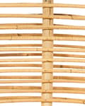 Miniatyrbild 9 av 10: Stol Naturlig Rotting Light Beige Bomullsdyna Medium Resistens Inomhus Utomhus Boho Stil Trädgård Uteplats Balkong