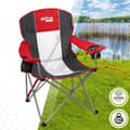 Miniatyrbilde 3 av 5: Sammenleggbar campingstol Aktive Mørke Grå Rød 56 x 98 x 59 cm (4 enheter)