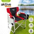 Miniatyrbilde 3 av 6: Sammenleggbar campingstol Aktive Grå Rød 61 x 92 x 52 cm (2 enheter)