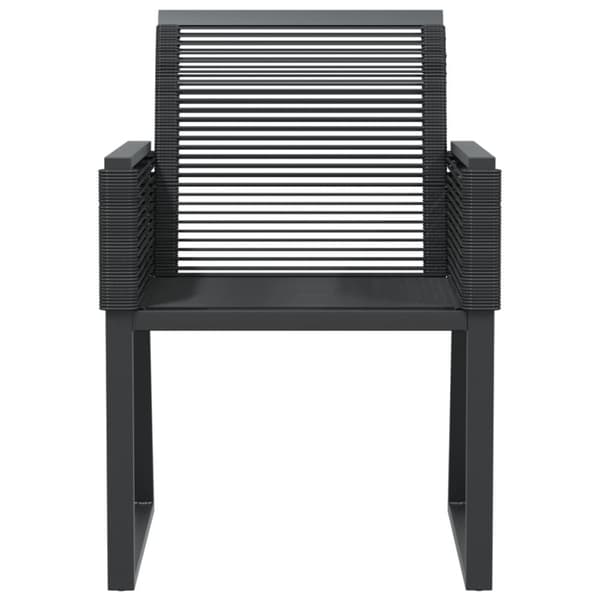 havestole 2 stk. polyrattan sort
