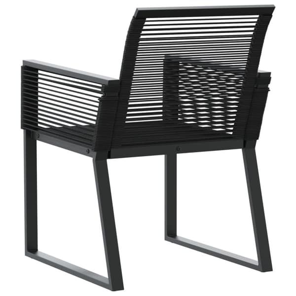 havestole 2 stk. polyrattan sort