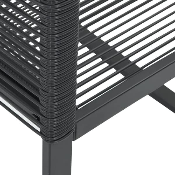 havestole 2 stk. polyrattan sort