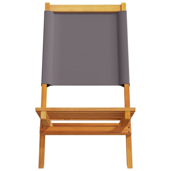 foldbare havestole 8 stk. stof og massivt træ antracit
