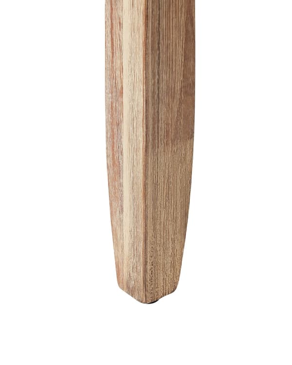 Barstol Stol Ljust Trä Beige Trädgård Boho Rustik Stil Järnram
