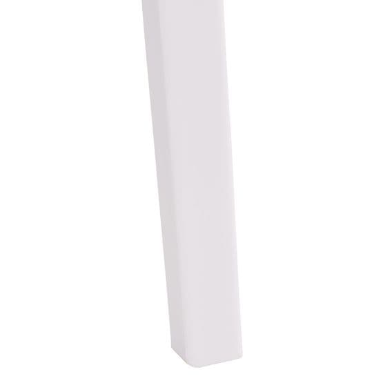 Trädgårdsstolar - Armstöd - Vit - 4 St