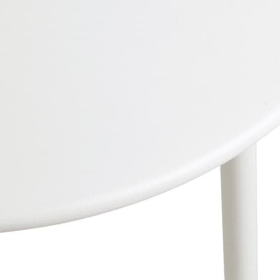 Trädgårdsstolar Med Bord - Armstöd - Vit