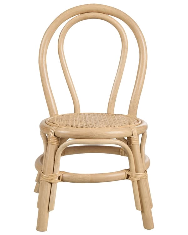Barnestol Naturlig Rotting 32 x 38 x 57 cm Terrasse Utendørs Innendørs Boho Håndlaget