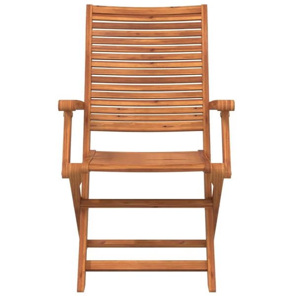 vidaXL Sammenleggbare hagestoler 4 stk 57x66x95 cm heltre akasie