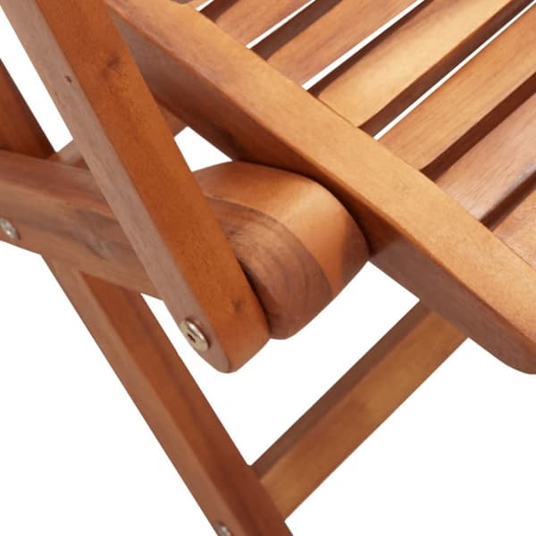 vidaXL Sammenleggbare hagestoler 4 stk 57x66x95 cm heltre akasie