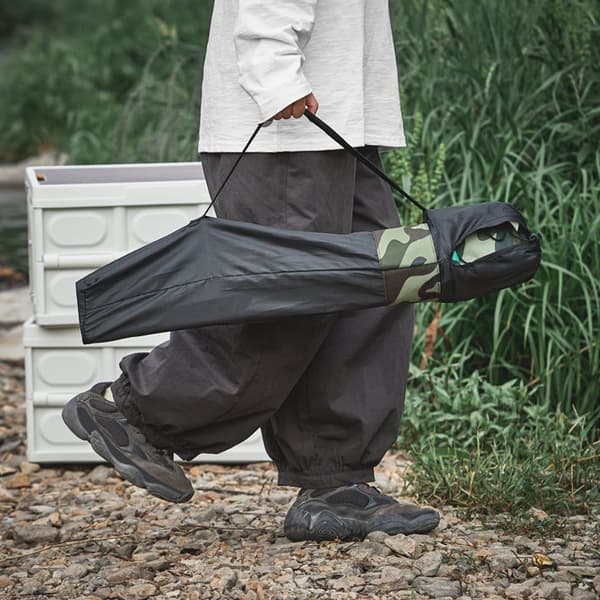 Rootz Campingstol - Udendørsstol - Foldestol - Oxford stof - 45 cm x 43 cm x 74 cm - Bærbar og stabil - Letvægts - Rustbestandigt jern