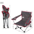 Miniatyrbilde 5 av 7: Sammenleggbar campingstol Aktive (4 enheter)