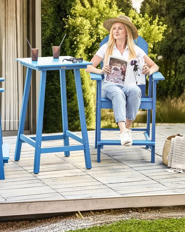 Dækstol Lysegrå Plastik Rustfrit Stål 88 x 88 x 75 cm Have Tilbehør til Altan Terrasse Indretning med Armlæn Skandinavisk Udendørs Retro Stil