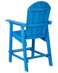 Miniatyrbillede 6 af 10: Dækstol Lysegrå Plastik Rustfrit Stål 88 x 88 x 75 cm Have Tilbehør til Altan Terrasse Indretning med Armlæn Skandinavisk Udendørs Retro Stil