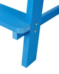 Miniatyrbillede 8 af 10: Dækstol Lysegrå Plastik Rustfrit Stål 88 x 88 x 75 cm Have Tilbehør til Altan Terrasse Indretning med Armlæn Skandinavisk Udendørs Retro Stil
