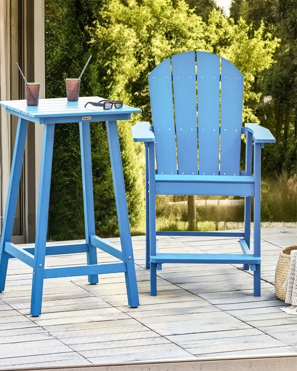 Dækstol Lysegrå Plastik Rustfrit Stål 88 x 88 x 75 cm Have Tilbehør til Altan Terrasse Indretning med Armlæn Skandinavisk Udendørs Retro Stil