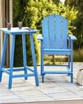 Miniatyrbillede 2 af 10: Dækstol Lysegrå Plastik Rustfrit Stål 88 x 88 x 75 cm Have Tilbehør til Altan Terrasse Indretning med Armlæn Skandinavisk Udendørs Retro Stil
