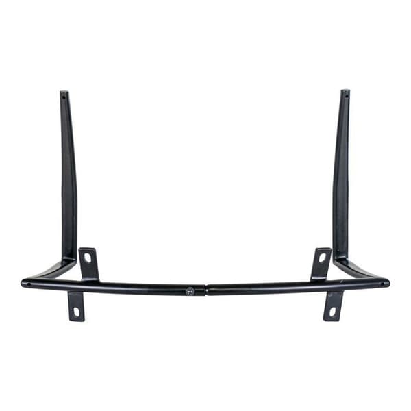 2 svarta metall-armstöd för stol 34 x 28 x 57 cm