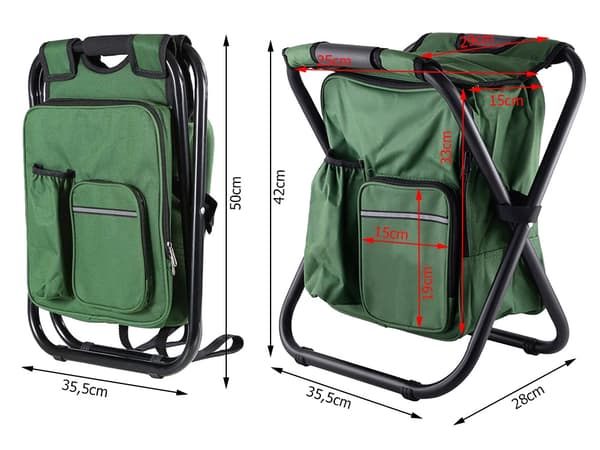 Ryggsäck med Fällstol - Campingstol