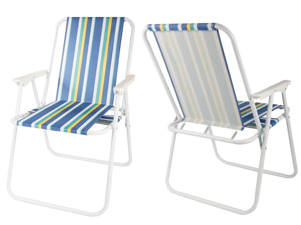 Strandstol / Solstol - Stol till Strand - Hopfällbar
