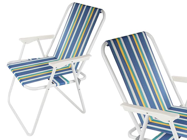 Strandstol / Solstol - Stol till Strand - Hopfällbar