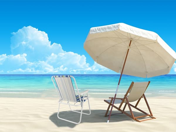 Strandstol / Solstol - Stol till Strand - Hopfällbar