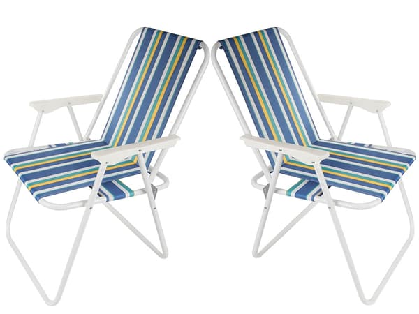 Strandstol / Solstol - Stol till Strand - Hopfällbar