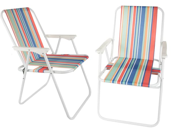Strandstol / Solstol - Stol till Strand - Hopfällbar