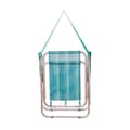 Miniatyrbilde 2 av 3: Strandstol Aktive Mediterran Hvit Turkis 53 x 44 x 76 cm