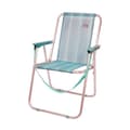 Miniatyrbilde 1 av 3: Strandstol Aktive Mediterran Hvit Turkis 53 x 44 x 76 cm
