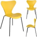 Miniatyrbillede 1 af 6: TAMOE stol, plast, gul