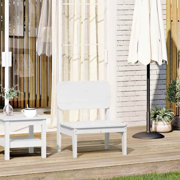vidaXL havestol 60x52,5x72 cm massivt fyrretræ hvid