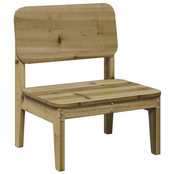 vidaXL Hagestol 60x52,5x72 cm impregnert furu