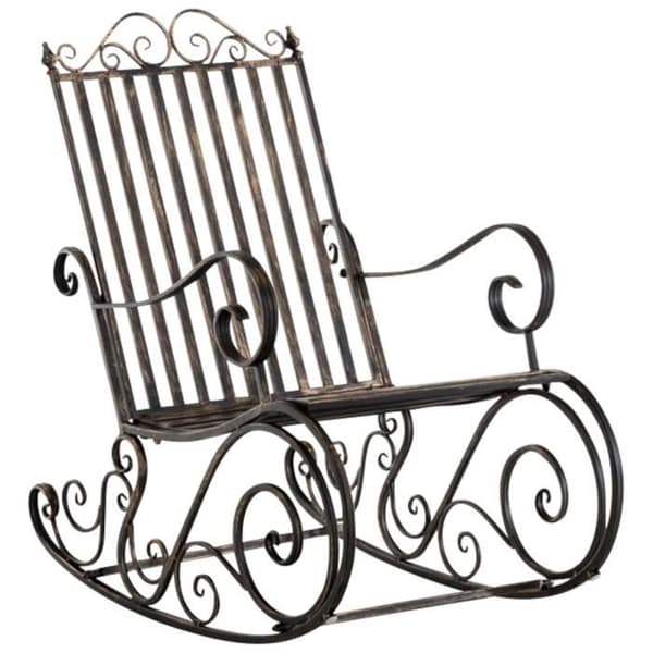 Set med 2 Smilla gungstolar i smidesjärn - CLP - Antik design - Utomhus - Brons