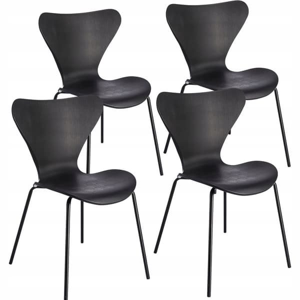 4 x terrass trädgård STOL MODERN plast