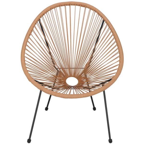 Trädgårdsstol - Springos - Acapulco - Beige - Metall - Attraktiv design