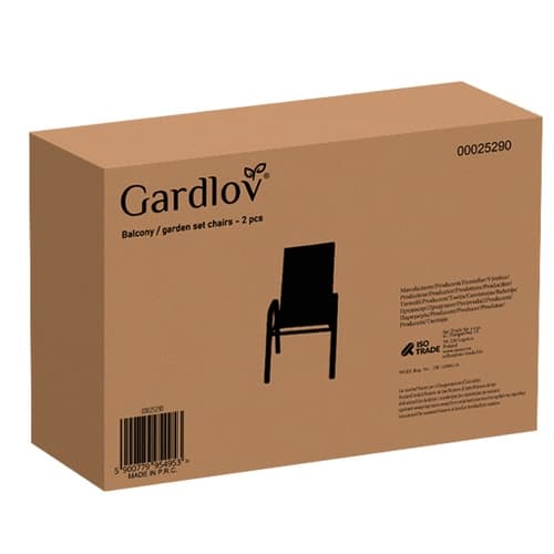 Trädgårdsstolar Set - 2 st