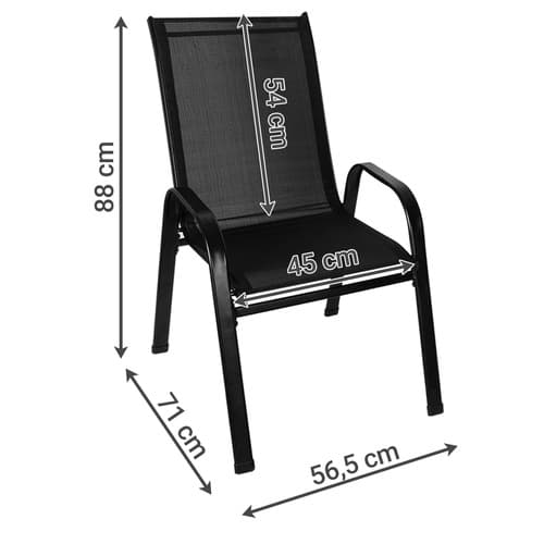 Trädgårdsstolar Set - 2 st