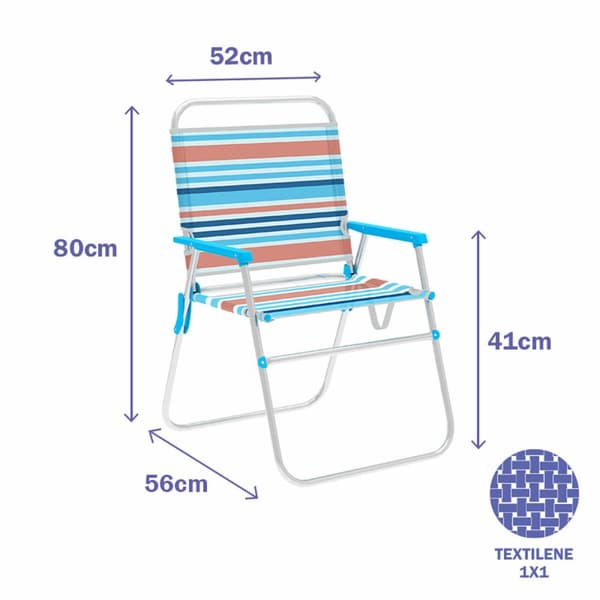 Hopfällbar Stol Marbueno Multicolour 52 x 80 x 56 cm