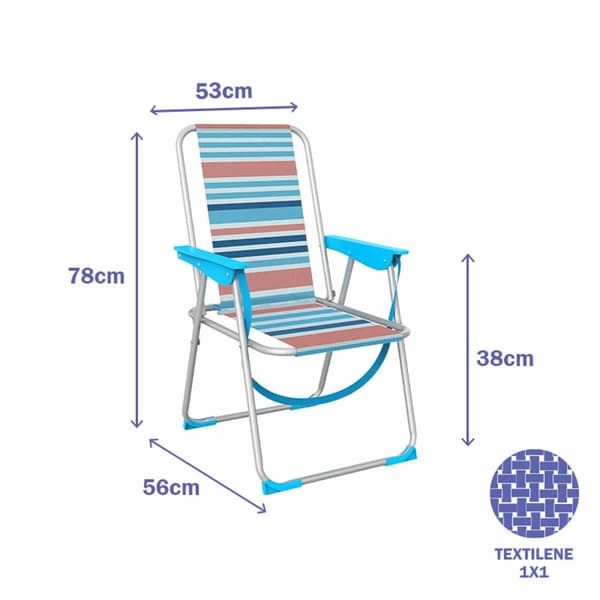 Hopfällbar Stol Marbueno Multicolour 53 x 78 x 56 cm
